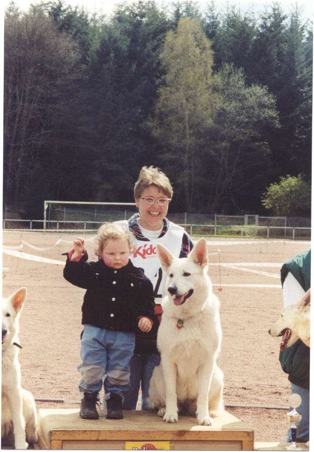 Weisser Sch�ferhund Bina